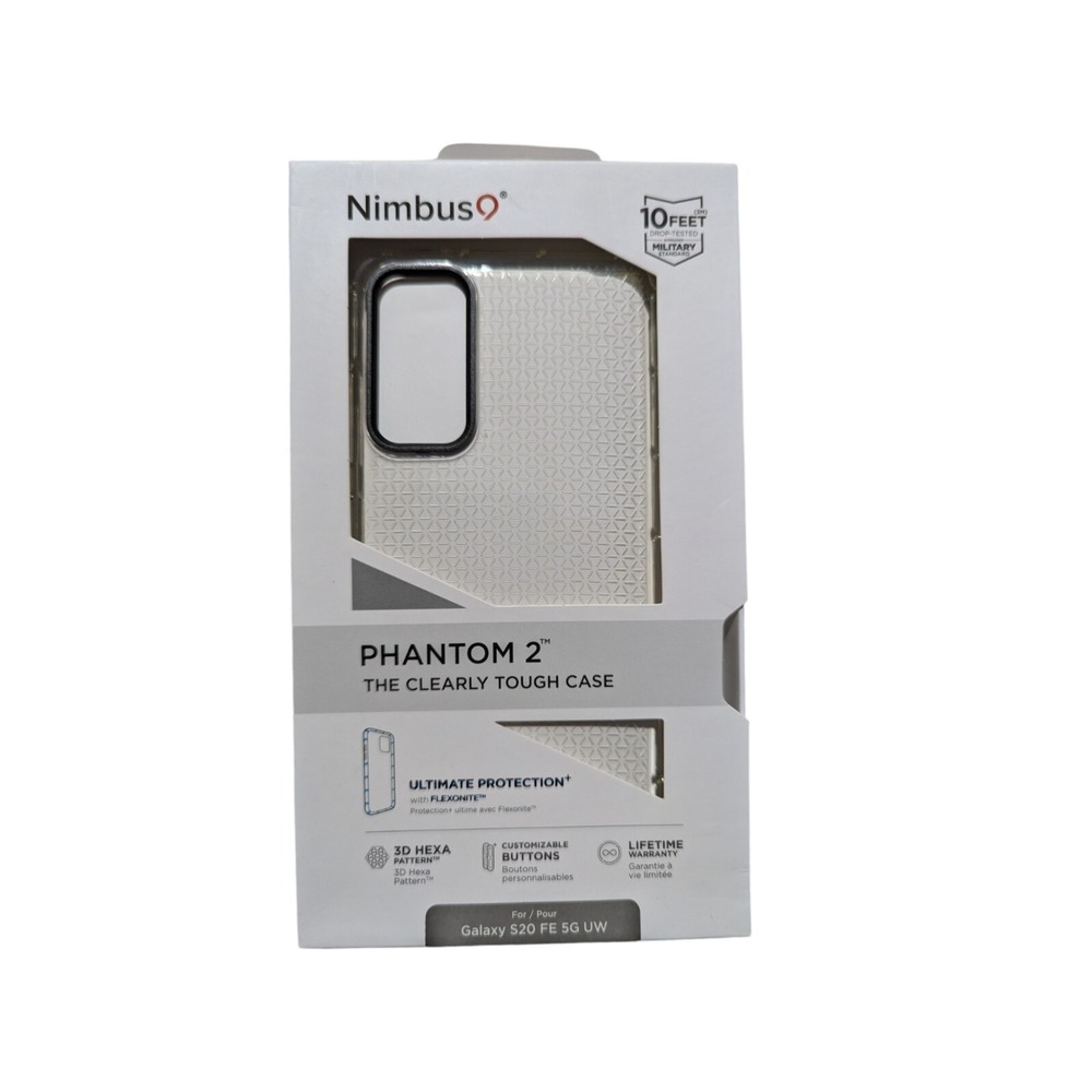 Nimbus9 Phantom 2 Case Samsung Galaxy S20 FE 5G UW  QI Compatible Clear W1